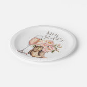 Laarzen en Bruisende Papieren Borden Bordje (Gekanteld)