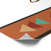 Laarzen en bruisende western cowgirl brunch welkom poster (Hoek)