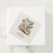 Laarzen en Bruisende Westerse Bruidsdouche Bedankjes Labels (In situ)