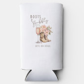 Laarzen en Bubbelende Seltzer Blik Koeler (Voorkant)