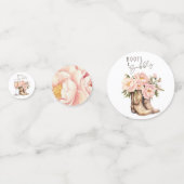 Laarzen en bubbels bruidsdouche confetti (Achterkanten)