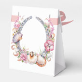 Laarzen en bubbels Bruiloftsfeestje voor de kustco Bedankdoosjes (Achterkant)