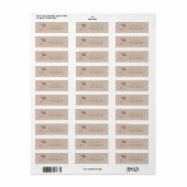 Laarzen en bubbels bruine westerse bruiloftsdouche etiket (Full Sheet)