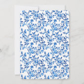 Laarzen en bubbels Elegante rustieke bloemrijke br Kaart (Achterkant)