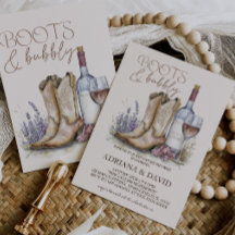 Laarzen en bubbels western couples shower