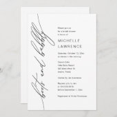 Laarzen en Bubble, Vrijgezellenfeest Feestviering Kaart (Voorkant / Achterkant)