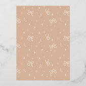 Laarzen en Bubble Vrijgezellenfeest Folie Uitnodiging (Achterkant)