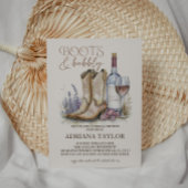 Laarzen en Bubble Vrijgezellenfeest Kaart