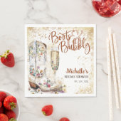 Laarzen en Bubble Western Bruid Wild West Country Servet (Insitu)