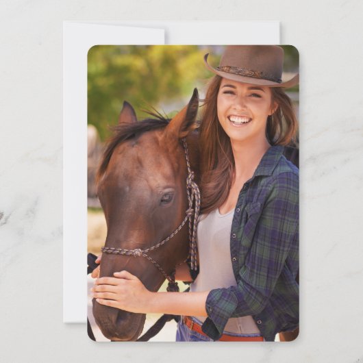 Laarzen en Bubbly Cowgirl Bridal Shower Uitnodigin Kaart (Achterkant)