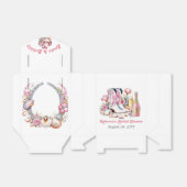 Laarzen en Bubbly Cowgirl Vrijgezellenfeest Bedankdoosjes (Uitgevouwen)