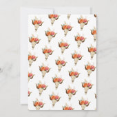 Laarzen en Bubbly Rustiek Western Vrijgezellenfees Kaart (Achterkant)