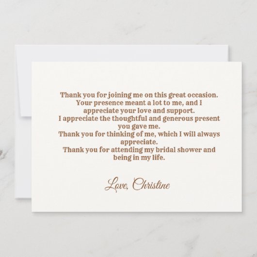 Laarzen en Bubbly Vrijgezellenfeest bedankpas Aankondiging (Achterkant)