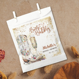 Laarzen en Bubbly Western land Dank u Bedankzakje