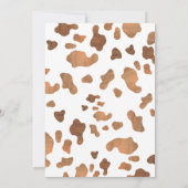 Laarzen en Bubbly Western Rodeo Vrijgezellenfeest Kaart (Achterkant)