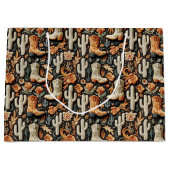 Laarzen en cactus groot cadeauzakje (Voorkant)