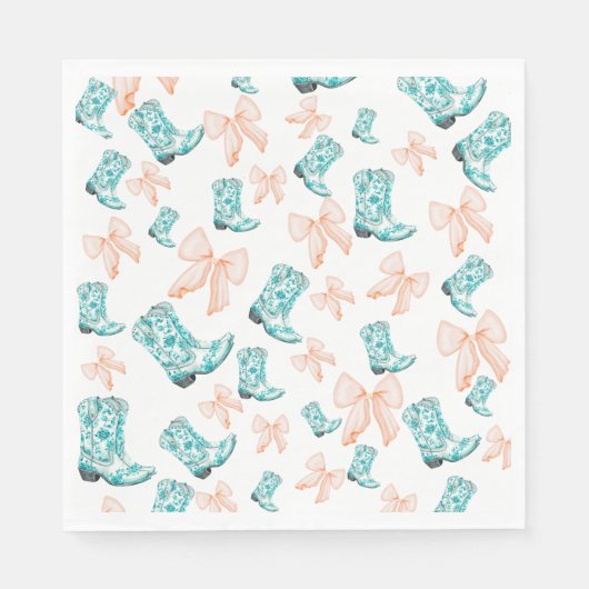 Laarzen en linten servetten (Voorkant)