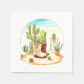 Laarzen en slaapliedjes: Wild West Cowboy Baby sho Servet (Voorkant)