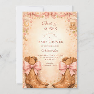 Laarzen En Strikjes Baby Shower Kaart
