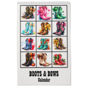 Laarzen en strikken Coquette Cowgirl Kalender (Hoes)