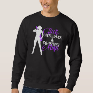 Laarzen Gitfiddles en Country Music Cowgirl Trui
