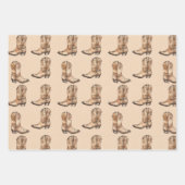  laarzen inpakpapier vel (Voorkant 3)