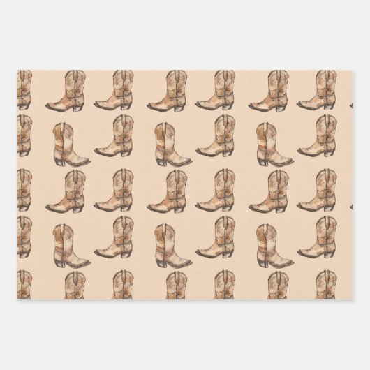  laarzen inpakpapier vel (Voorkant)