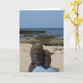 "Laarzen" Kaart (Gele Bloem)