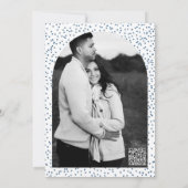 Laarzen Liefde & Buttercream Denim Westerne Bruid Kaart (Achterkant)