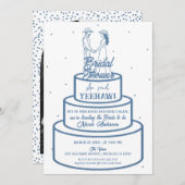 Laarzen Liefde & Buttercream Denim Westerne Bruid Kaart (Voorkant / Achterkant)