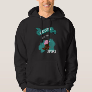 Laarzen met de Spurs Farmer Hip Hop Cowgirl Laarze Hoodie