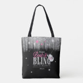 Laarzen 'n Bling Disco Bachelorette ID925 Tote Bag (Achterkant)