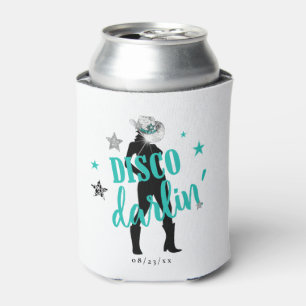 Laarzen 'n Bling Disco Darlin' Teal ID925  Blikjeskoeler