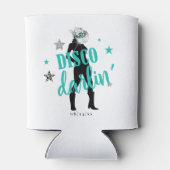 Laarzen 'n Bling Disco Darlin' Teal ID925  Blikjeskoeler (Achterkant)