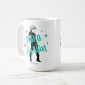 Laarzen 'n Bling Disco Darlin' Teal ID925 Koffiemok (Voorkant links)
