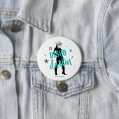 Laarzen 'n Bling Disco Darlin' Teal ID925  Ronde Button 7,6 Cm (In situ)