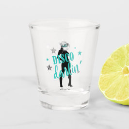 Laarzen 'n Bling Disco Darlin' Teal ID925 Shot Glas