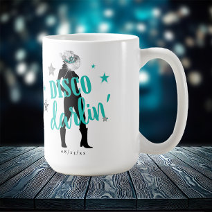 Laarzen 'n Bling Disco Darling Turquoise ID925  Koffiemok