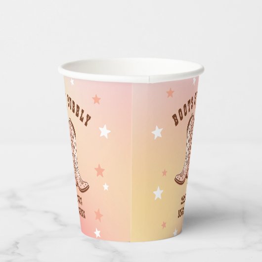 Laarzen N' Bubbelige Cowboylaarzen Bruiloft Feeste Papieren Bekers (Rechts)