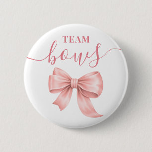 Laarzen of Bogen Geslacht Onthulling Roze Meisje T Ronde Button 5,7 Cm
