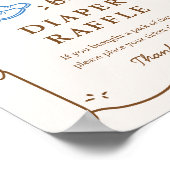 Laarzen of Bows Luier Raffle Game Poster (Hoek)