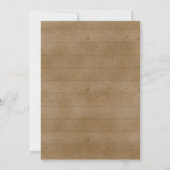 Laarzen of strikken geslacht onthullen uitnodiging (Achterkant)