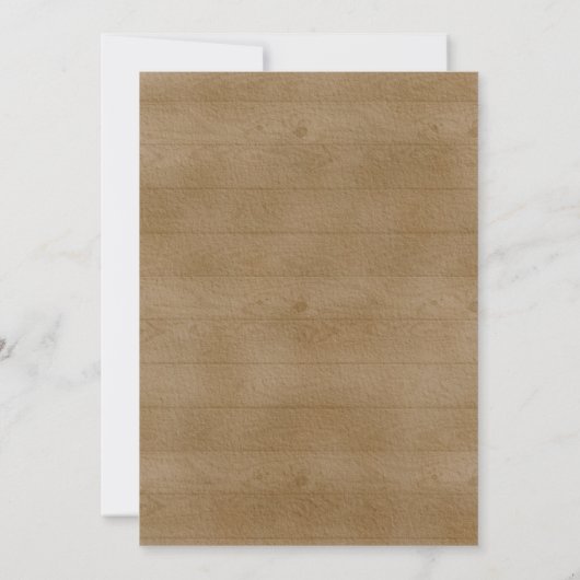 Laarzen of strikken geslacht onthullen uitnodiging (Achterkant)