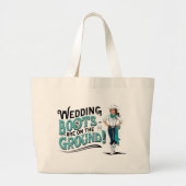 Laarzen op de grond boodschappentas grote tote bag (Voorkant)