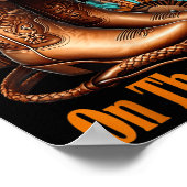 Laarzen op de grond Boot Cowboy Western Cowgirl Li Poster (Hoek)