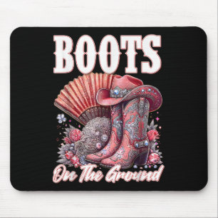 Laarzen op de grond Boot Cowboy Western Cowgirl Me Muismat