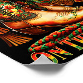 Laarzen op de grond Boot Juneteenth Black Cowgirl Poster (Hoek)