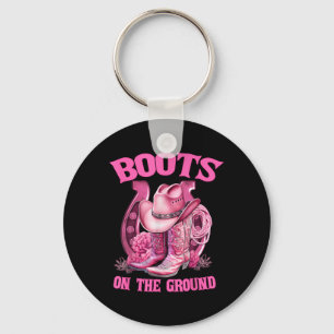 Laarzen Op De Grond Country Western Cowboy Cowgirl Sleutelhanger
