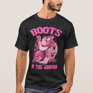 Laarzen Op De Grond Country Western Cowboy Cowgirl T-shirt
