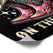 Laarzen op de grond, Cowgirl Linedance, Boot Cowbo Poster (Hoek)